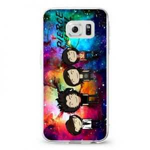 Pierce the veil cartoon animated galaxy nebula Design Cases iPhone, iPod, Samsung Galaxy