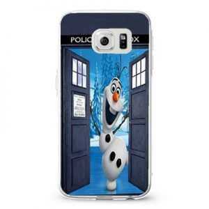 Olaf Frozen Tardis Door Design Cases iPhone, iPod, Samsung Galaxy