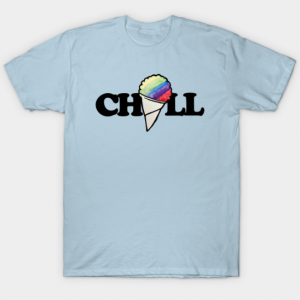 Chill retro 80s snow cone tee shirt