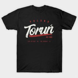 Torun Poland Vintage Retro tee shirt