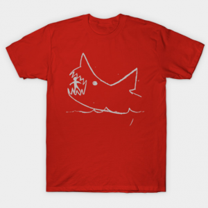 Jaws-Quint's blackboard (light gray ink) tee shirt
