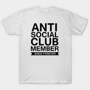Anti Social Club tee shirt