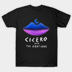 Cicero & the Orations Lips tee shirt