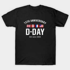 D Day 75th Anniversary tee shirt