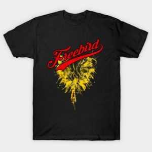 Freebird distressed tee shirt