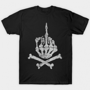 Punk Rock Bone Finger tee shirt