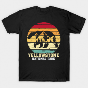 Yellowstone National Park Bear tee shirt
