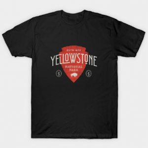 Yellowstone red tee shirt
