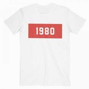 1980 Tshirt Unisex tee shirt