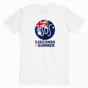 5 Second Of Summer Australia tee shirt
