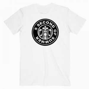 5 Seconds Of Summer Starbucks tee shirt