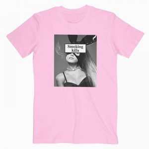 Ariana Grande Smoking Kills tee shirt