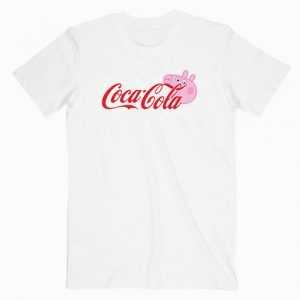 Coca Cola Coke X Peppa Pig Parody tee shirt
