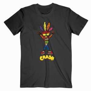 Crash Bandicoot Aku Aku tee shirt
