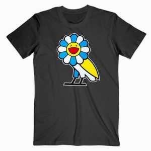 Drake Wears OVO x Takashi Murakami tee shirt