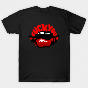 Fuck you red tee shirt