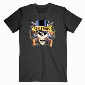 Guns And Roses Logo Music tee shirt