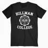 Hillman College tee shirt