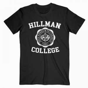 Hillman College tee shirt