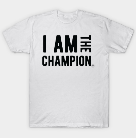 I am the Champion Workout Tee Shirt for adult men and women.It feels ...