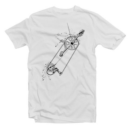 MOUNTAIN BIKE GEAR tee shirt MOUNTAIN BIKE GEAR tee shirt