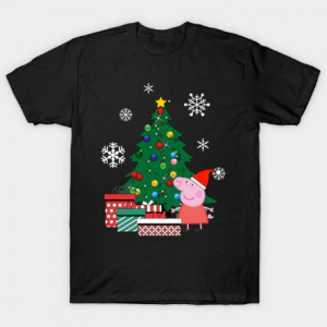 Peppa Pig Around The Christmas Tree tee shirt
