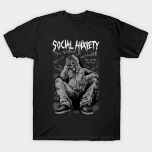 Social Anxiety Art 2 tee shirt