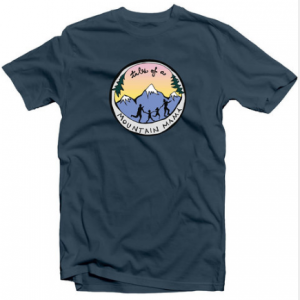 TALES OF A MOUNTAIN MAMA MEN'S tee shirt