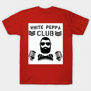 White Peppa Club tee shirt