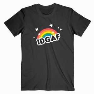 Dua Lipa Idgaf Rainbow tee shirt
