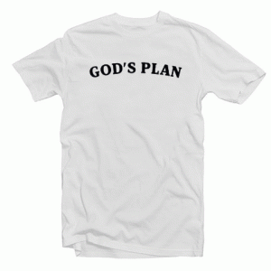 Gods Plan Drake tee shirt