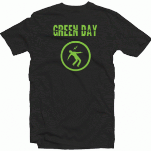 Green Day Warning Album Cover tee shirt