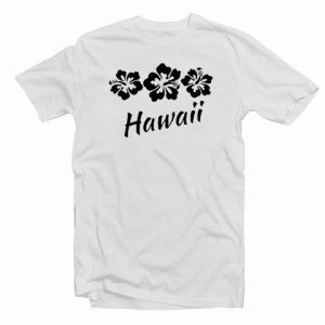 Hawaii Summer Flowers tee shirt