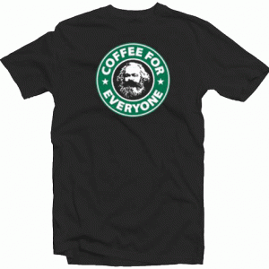 Karl Max Coffee tee shirt