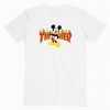 Mickey Mouse X Thrasher Parody tee shirt