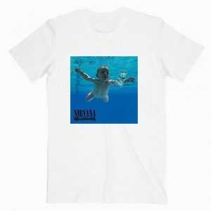 Nirvana Nevermaind Cover Album Music tee shirt