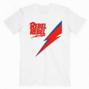 Rebel Rebel David Bowie tee shirt