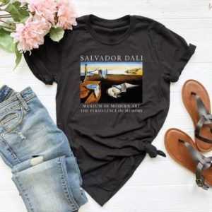 Salvador Dali The Persistence of Memory Unisex tee shirt