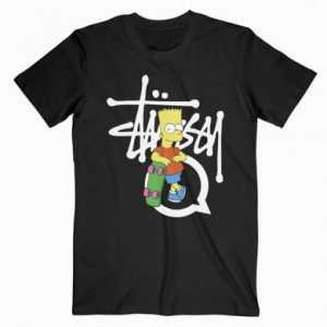 Stussy Bart Simpson tee shirt