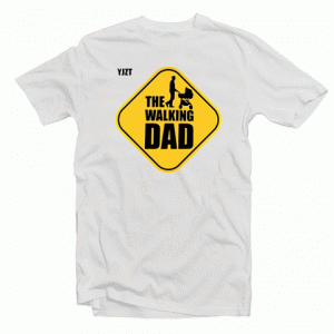 THE WALKING DAD YELLOW tee shirt