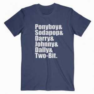 The Outsiders Cast tee shirt
