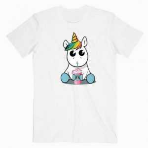 Unicorn Drink Coffee On Starbuck tee shirt
