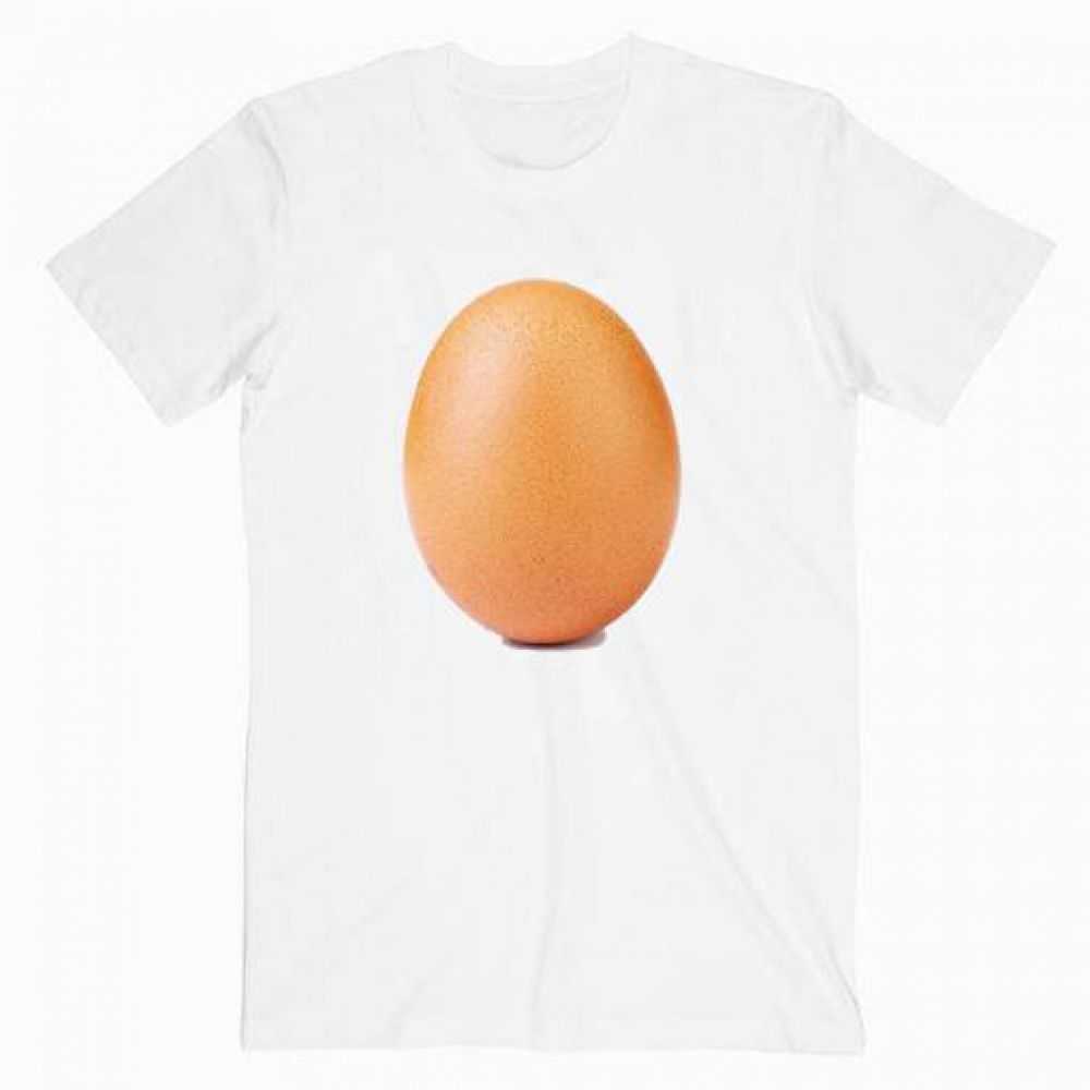 World Record Egg Tee Shirt for adult men and women.It feels soft and