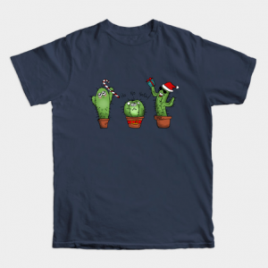 Cacti familly ready for christmas tee shirt