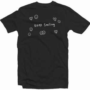 Keep Smiling tee shirt