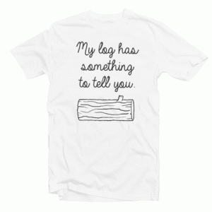 Twin Peaks Log Has Secrets tee shirt
