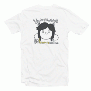 Undertale Detemmienation Temmie tee shirt