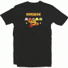 Yellow Glutton pacman Unisex Adult tee shirt