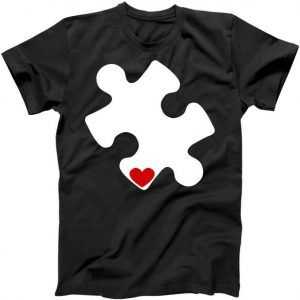 Autism Puzzle Heart Piece tee shirt