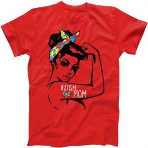 Autism Strong Mom Tee Shirt